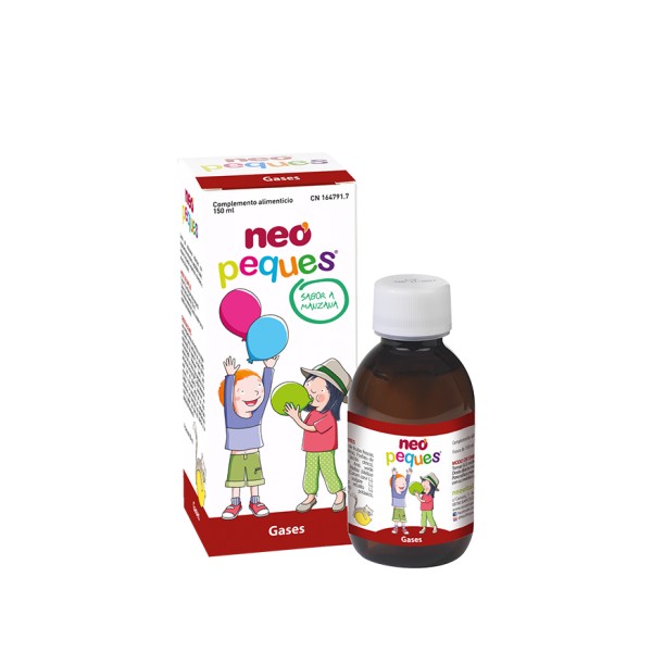 Neo Peques Gases – 1 envase de 150 ml sabor manzana