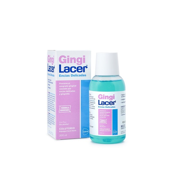 Gingilacer Encías Delicadas Colutorio 200 ml – Enjuague bucal para encías sensibles