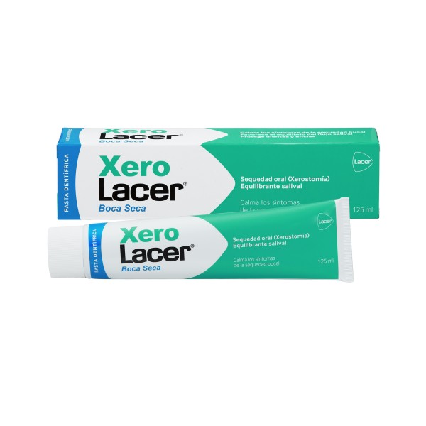 Xerolacer Boca Seca Pasta Dentífrica 125 ml – Pasta dental para xerostomía e higiene bucal diaria