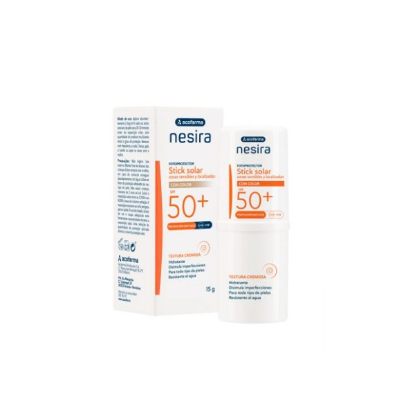 Acofarderm Spf 50+ Zonas Sensibles Stick 1 Stick 15 G