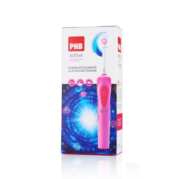 Cepillo Dental Electrico Phb Active Original Rosa