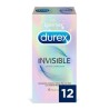 Durex Invisible Extra Fino Extra Lubricado Preservativos 12 Unidades