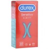 Durex Sensitivo Slim Fit Preservativos 10 Unidades