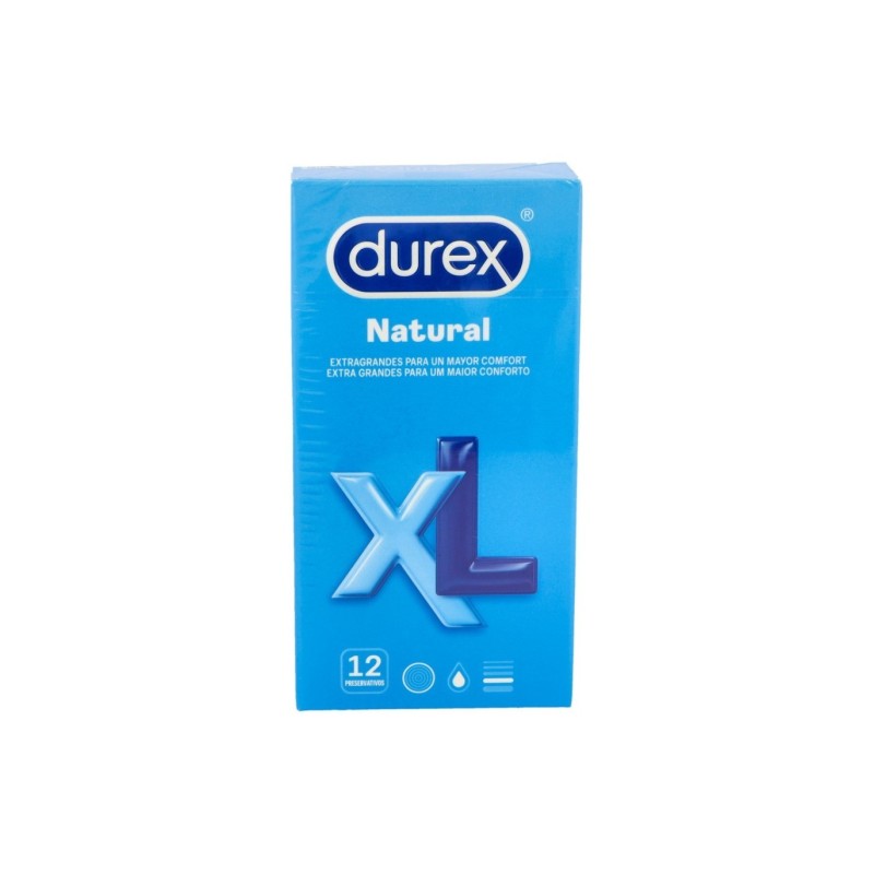 Durex Natural Xl Preservativos 12 Unidades