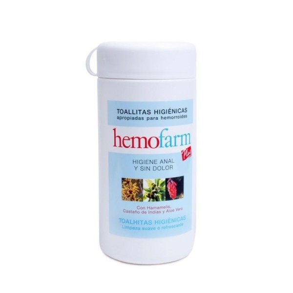 Hemofarm Plus Toallitas 60 Unidades | Hemorroides