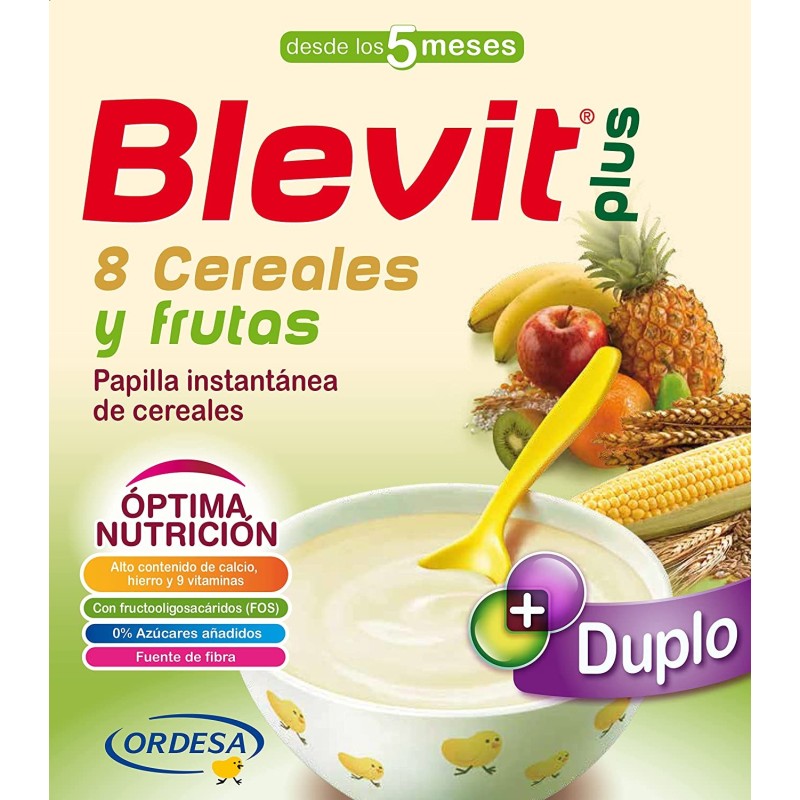 Blevit® plus 8 cereales y fruta 600g