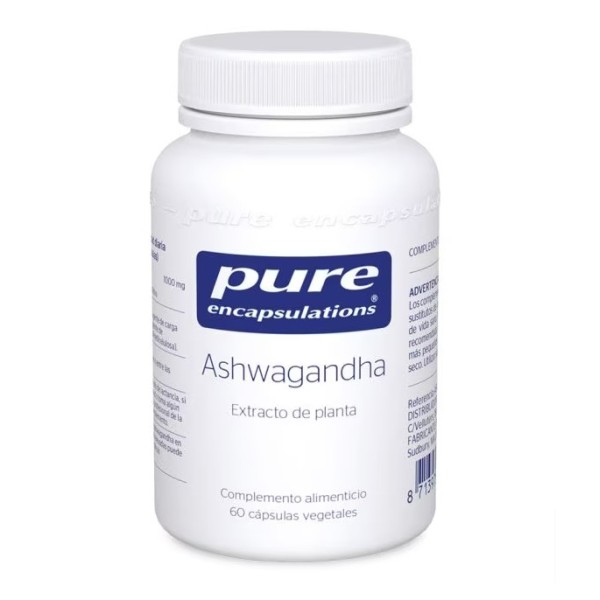 Pure Encapsulations Ashwagandha 60 Capsulas | Nutrición