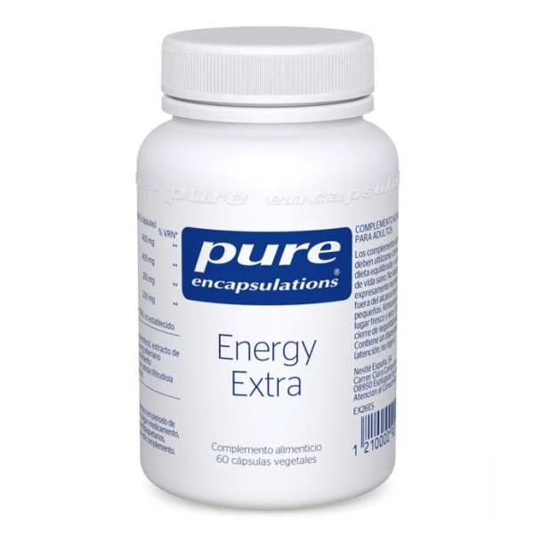 Pure Encapsulations Energy Extra 60 Capsulas | Nutrición