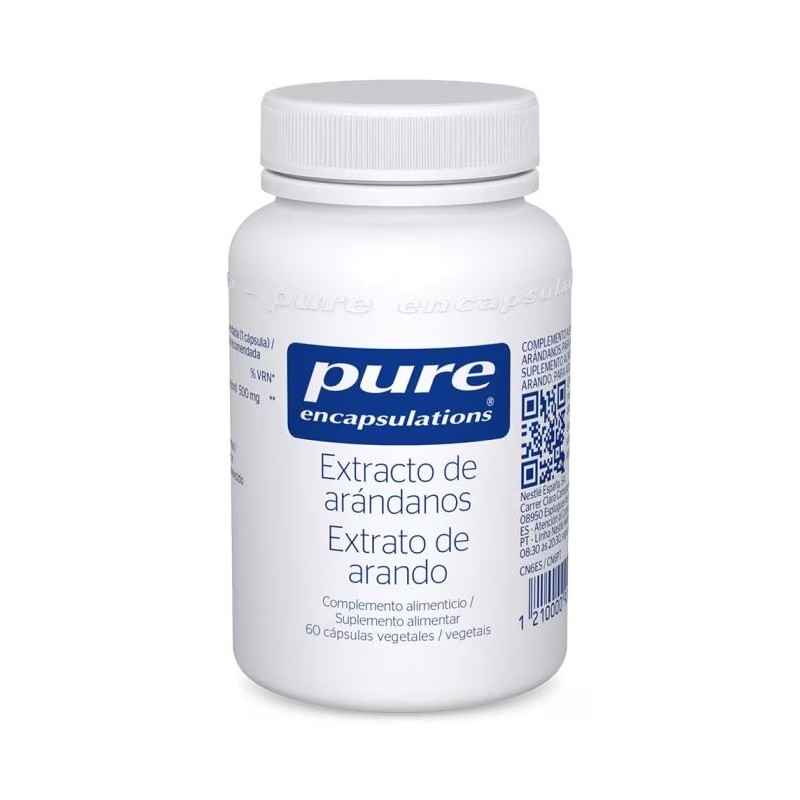 Pure Encapsulations Extracto De Arandanos 60 Capsulas