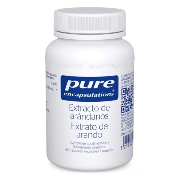 Pure Encapsulations Extracto De Arandanos 60 Capsulas