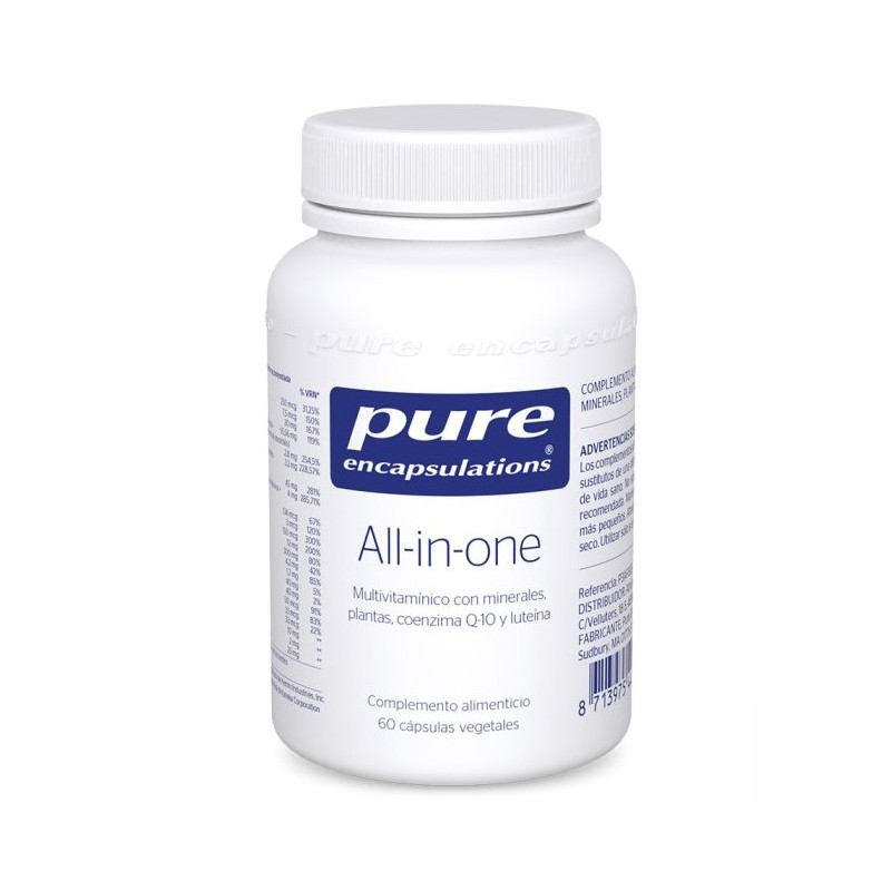 Pure Encapsulations All In One 60 Capsulas | Nutrición