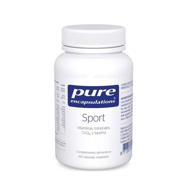 Pure Encapsulations Sport 60 Capsulas | Nutrición