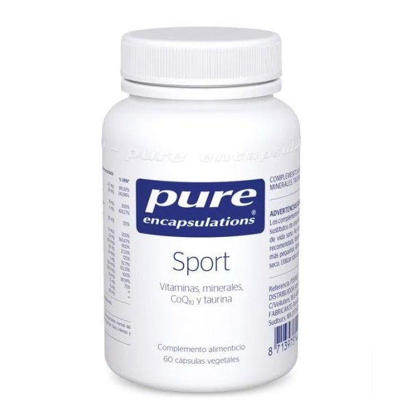 Pure Encapsulations Sport 60 Capsulas | Nutrición