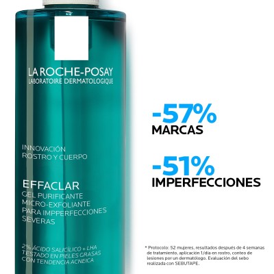 Effaclar Duo Gel Purificante Micro-Exfoliante  1 Envase 400 Ml