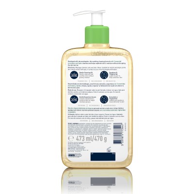 Cerave Limpiador Aceite Espumoso Hidratante 473 ml