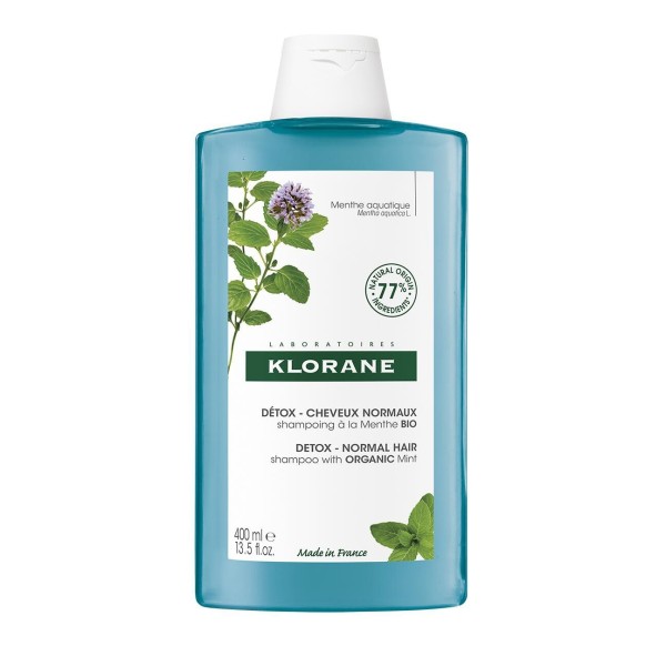 Klorane Champu A La Menta Bio  1 Envase 400 Ml