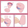Enna Cycle Easy Cup – Pack 2 Copas Talla S + Caja Esterilizadora – Copa Menstrual Silicona Médica