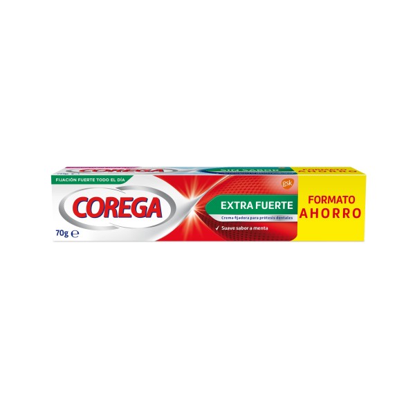 Corega Crema Extra Fuerte 75 ml | Adhesivo para prótesis
