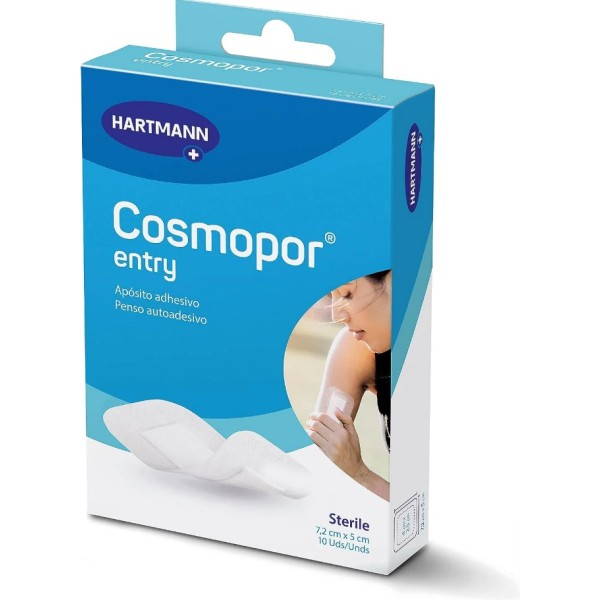 Cosmopor Entry Aposito Esteril 10 Unidades 7,2 Cm X 5 Cm