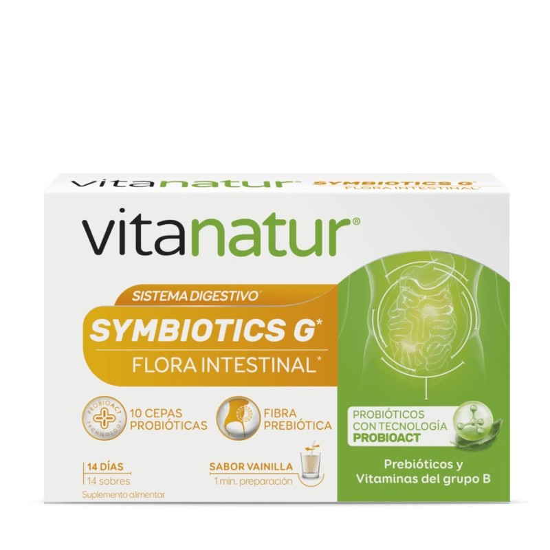 Vitanatur Symbiotics G 14 Sobres 2,5 G | Probióticos