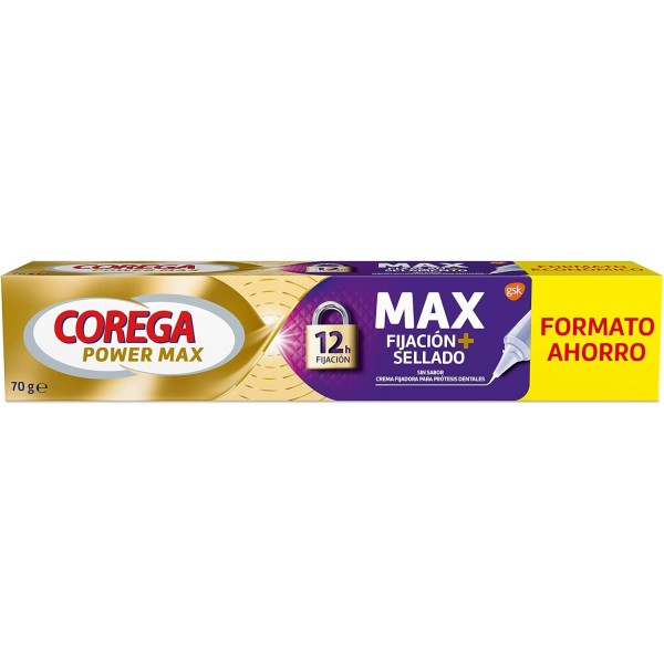 Corega Max Fijacion + Sellado Adhesivo Protesis Dental 70 G