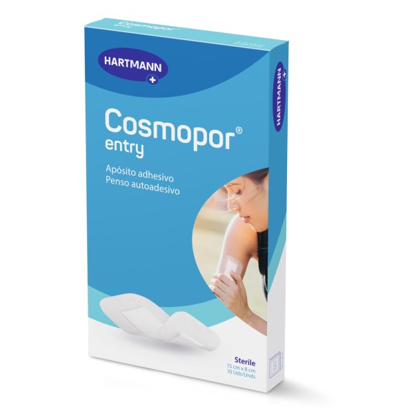 Cosmopor Entry Aposito Esteril 10 Unidades 15 Cm X 8 Cm
