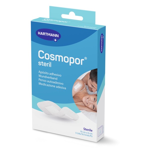 Cosmopor Steril Aposito Esteril 5 Unidades 7,2 Cm X 5 Cm