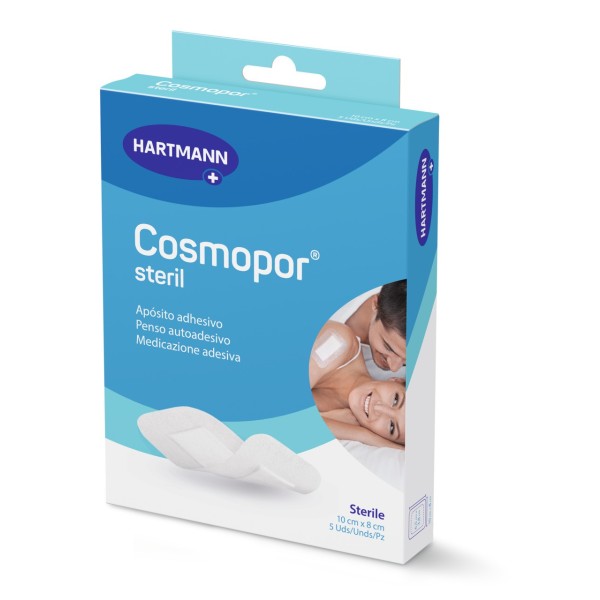 Cosmopor Steril Aposito Esteril 5 Unidades 10 Cm X 8 Cm