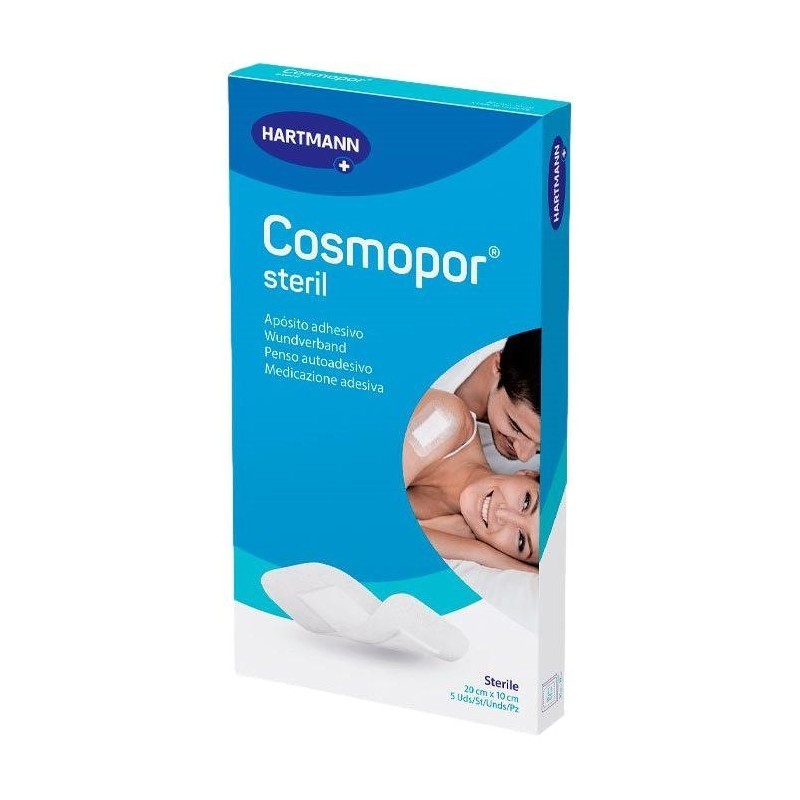Cosmopor Steril Aposito Esteril 5 Unidades 20 Cm X 10 Cm