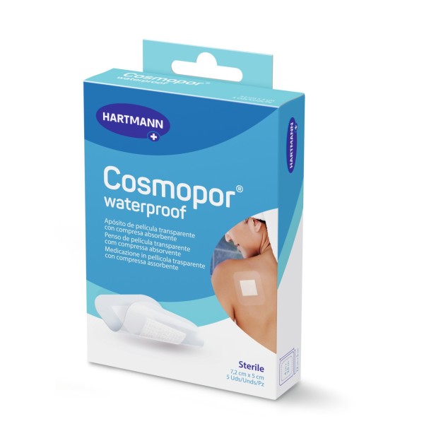Cosmopor Waterproof Aposito Adhesivo 5 Unidades 7,2 Cm X 5 Cm
