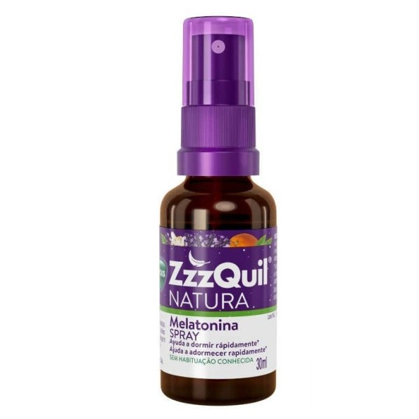 ZzzQuil Natura Spray Oral Melatonina 30 ml Sabor Lavanda y Naranja