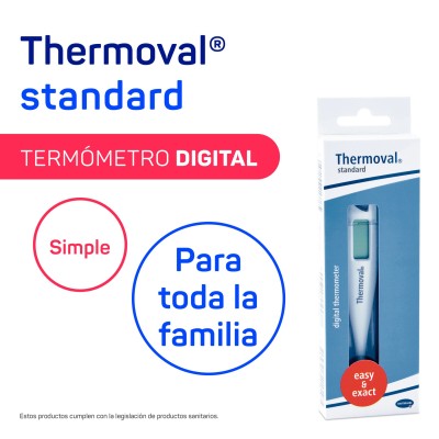 Termometro Digital Thermoval Standard Carcasa No Coloreada