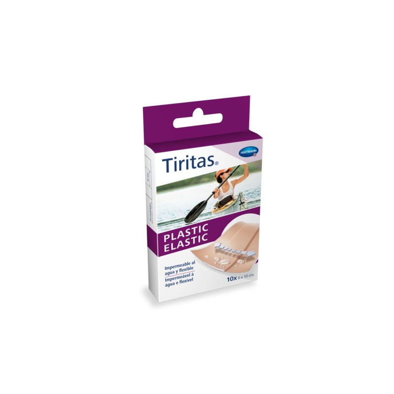 Tiritas Plastic Aposito Adhesivo Elastic 10 Unidades 10 Mm X 6 Mm