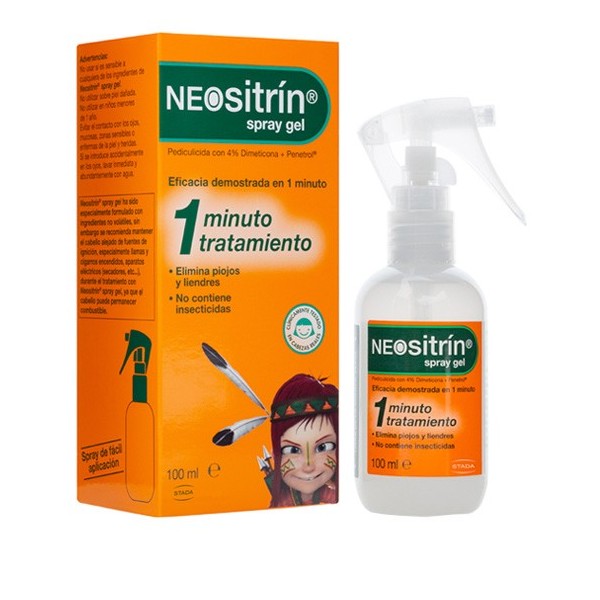 Neositrin Spray Gel Antipiojos 100 Ml | Piojos