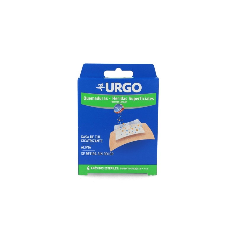 Urgo Quemaduras Heridas Superficiales 7. 3 X 4. 5 Cm 4 U Grande