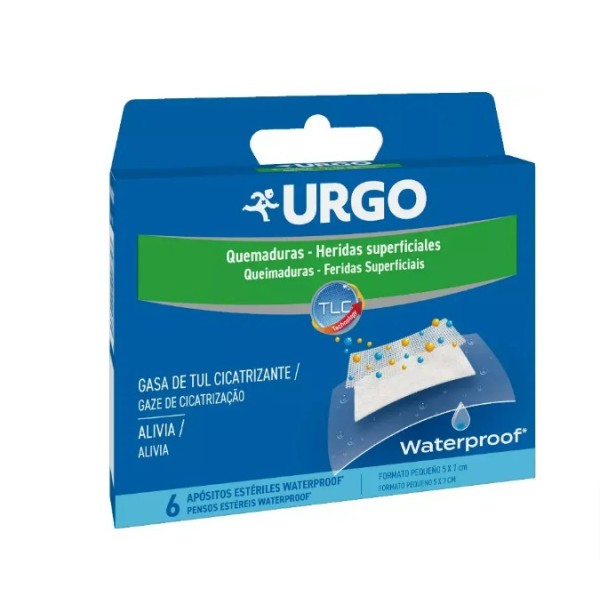 Urgo Quemaduras Waterproof Apositos 7 X 5 Cm 6 U