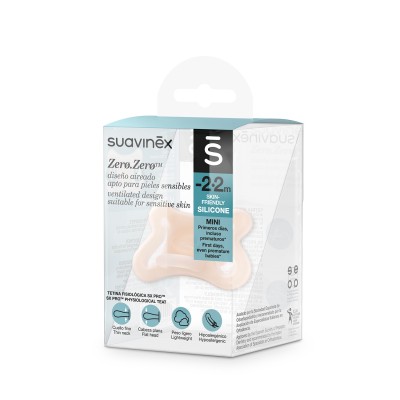 CHUPETE SILICONA FISIOLOGICO SUAVINEX SX PRO ZERO-ZERO -2 - 2 MESES 1 UNIDAD