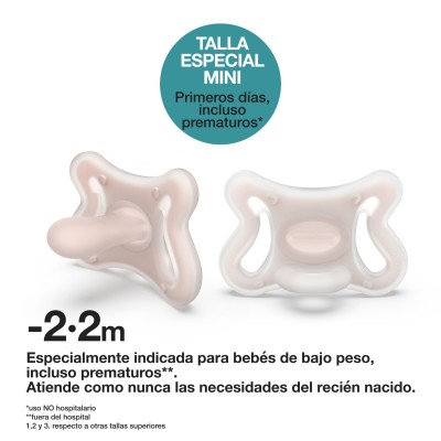 CHUPETE SILICONA FISIOLOGICO SUAVINEX SX PRO ZERO-ZERO 0 - 6 MESES 1 UNIDAD