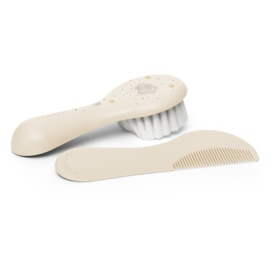 CEPILLO Y PEINE INFANTIL SOFT SUAVINEX BLANCO DECORADO