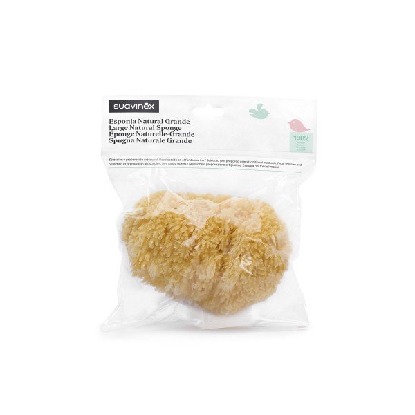 Esponja Baño Infantil Suavinex Natural Grande | Cuidado