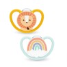 Chupete Silicona Nuk Space 0 - 6 Meses 2 Unidades | Chupetes