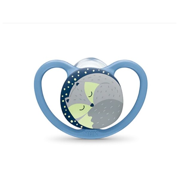 Chupete Silicona Nuk Space Nigth 18 - 36 Meses 1 Unidad