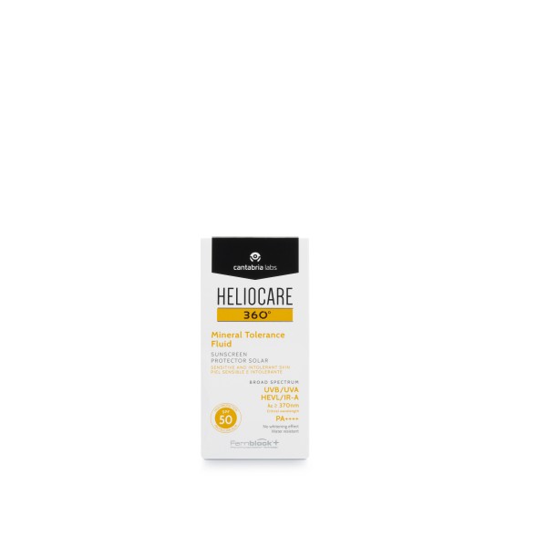 HELIOCARE 360º SPF 50 MINERAL TOLERANCE FLUID PROTECTOR SOLAR 1 ENVASE 50 ML