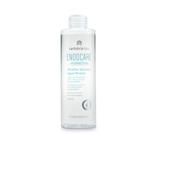 ENDOCARE HYDRACTIVE AGUA MICELAR DESMAQUILLANTE ANTIPOLUCION HIDRATANTE  1 ENVASE 400 ML