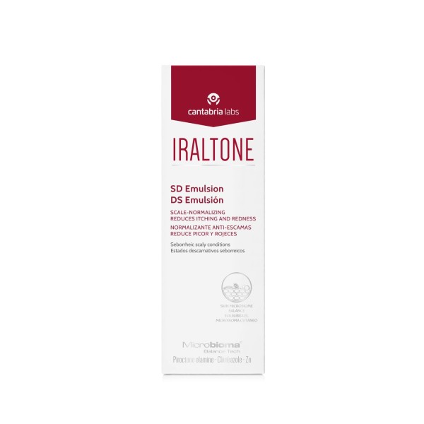 IRALTONE DS EMULSION NORMALIZANTE ANTI-ESCAMAS REDUCE PICOR Y ROJECES  1 ENVASE 30 ML
