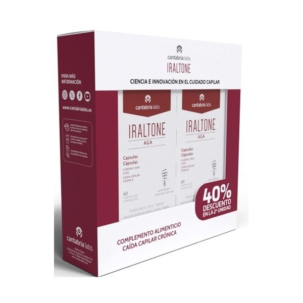 Iraltone Aga 60 Caps Duplo 2º Und 40 % Descuento