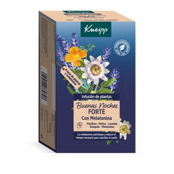 Kneipp Buenas Noches Forte Con Melatonina Infusion 20 Bolsitas