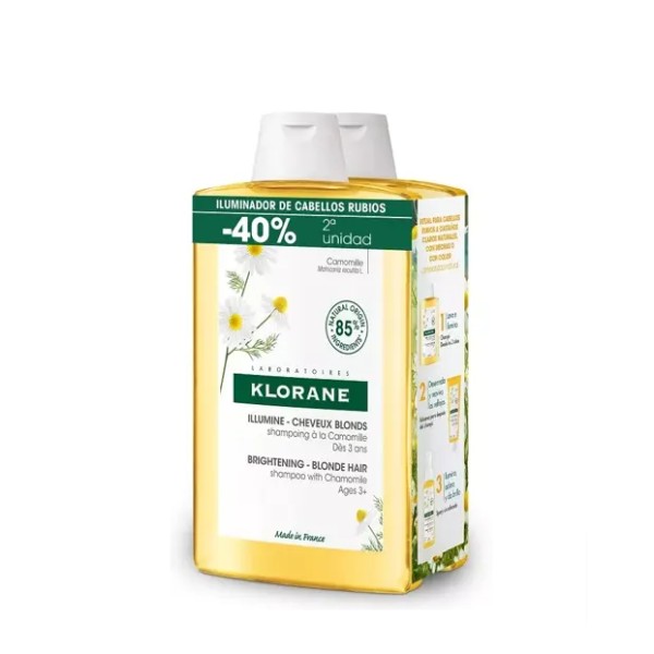Klorane Champu A La Camomila Duplo 2ª Und -40%