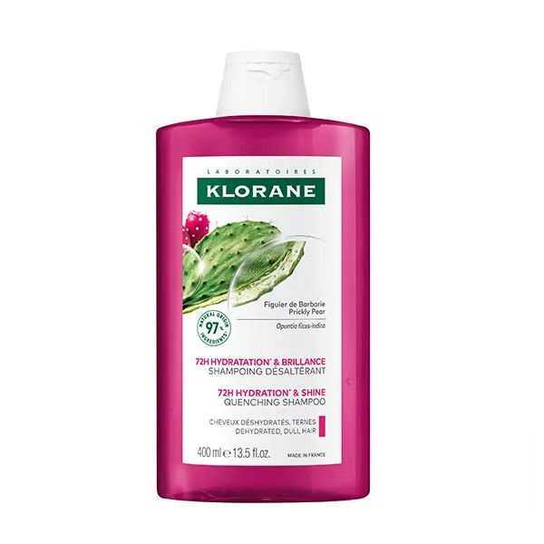 KLORANE CHAMPU HIDRATANTE AL HIGO DE BARBARIA  1 ENVASE 400 ML