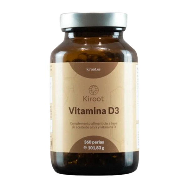 VITAMINA D3 KIROOT  360 PERLAS